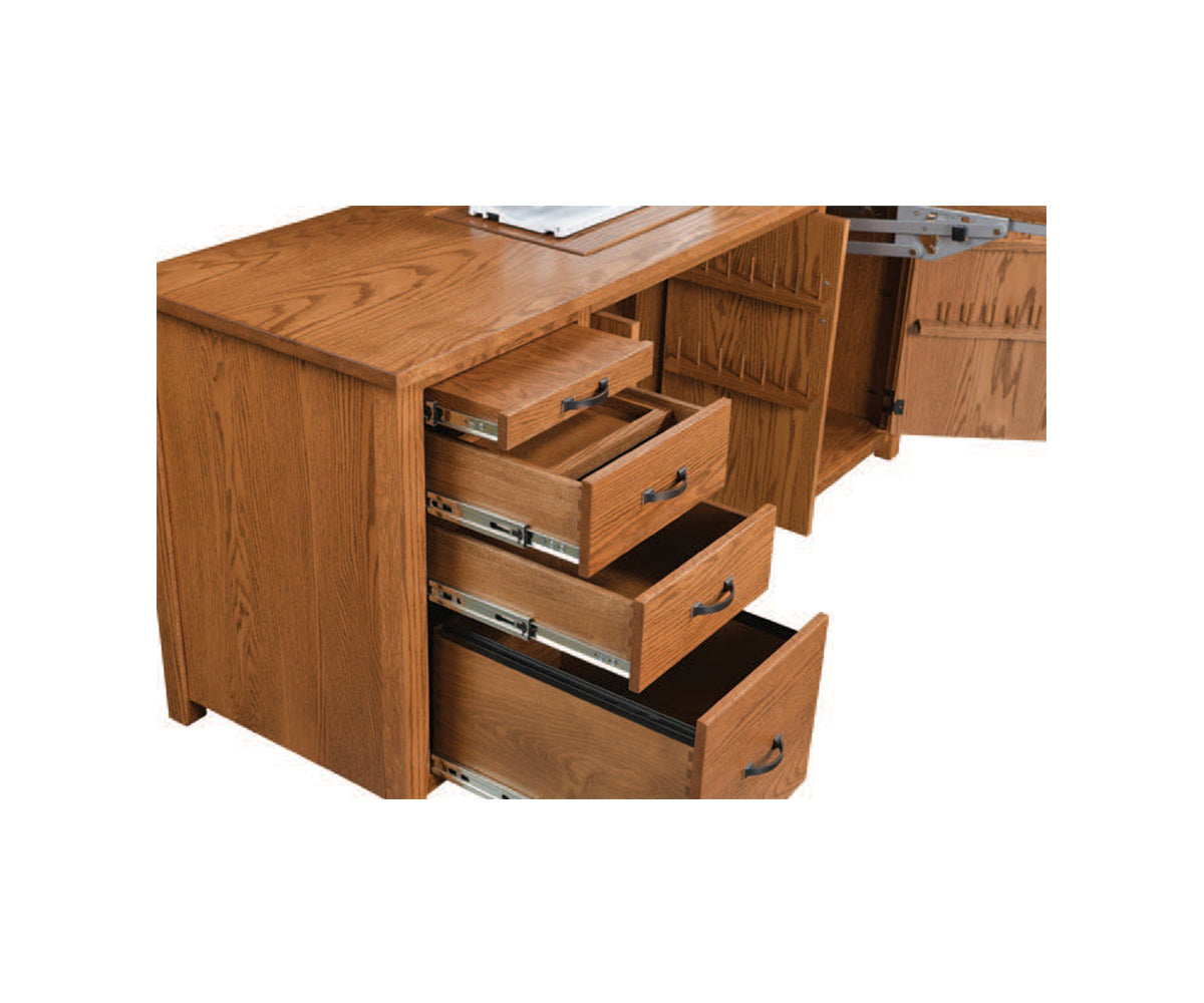 Flat Top Sewing Cabinet