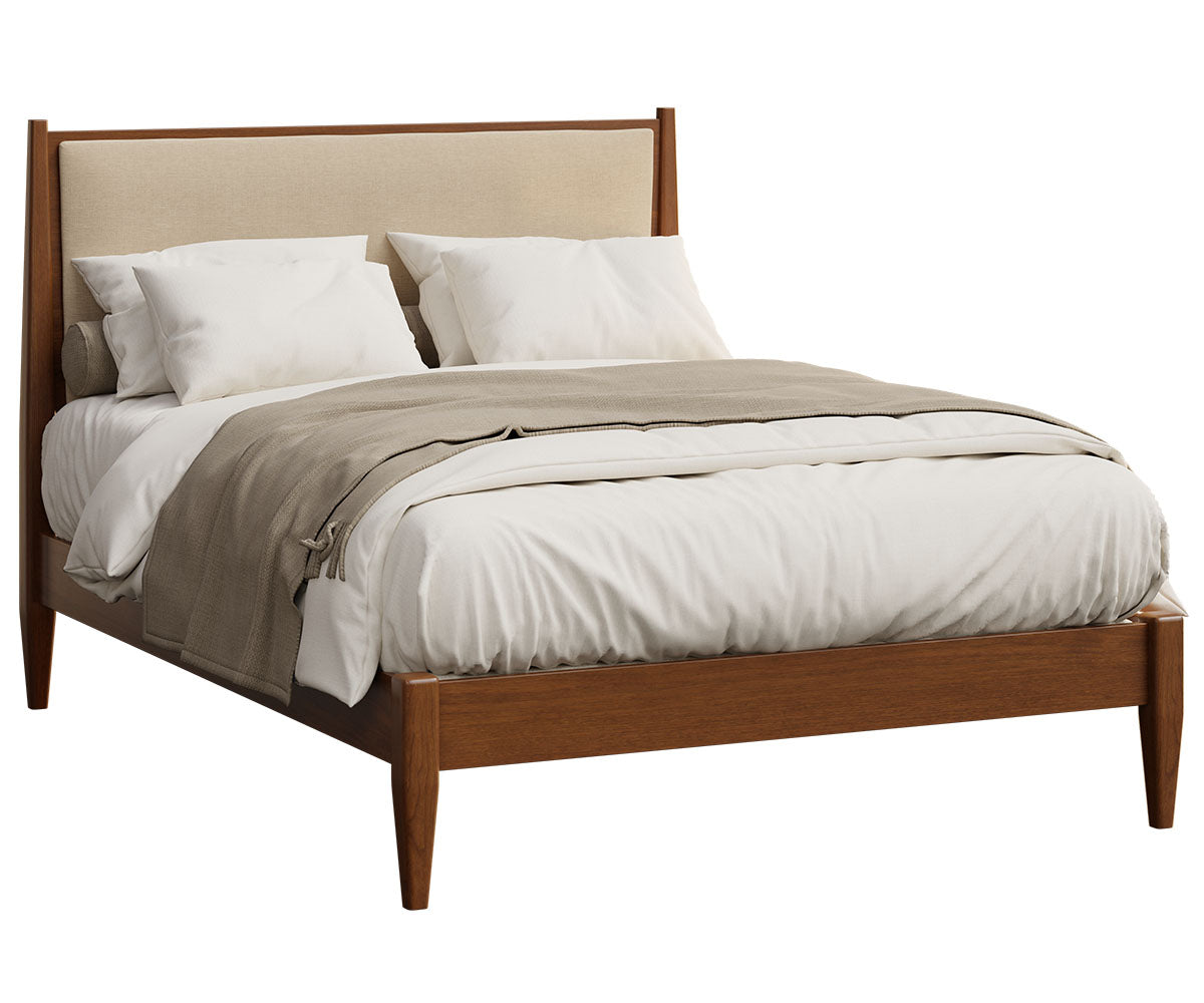 Nantucket Bed with Fabric Headboard