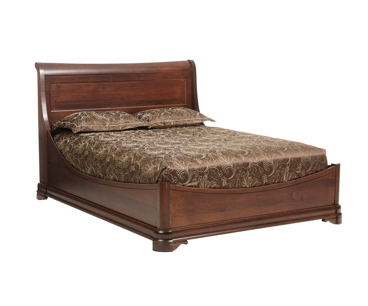 Millcraft Versailles Euro Bed - Amish Handcrafted Solid Wood