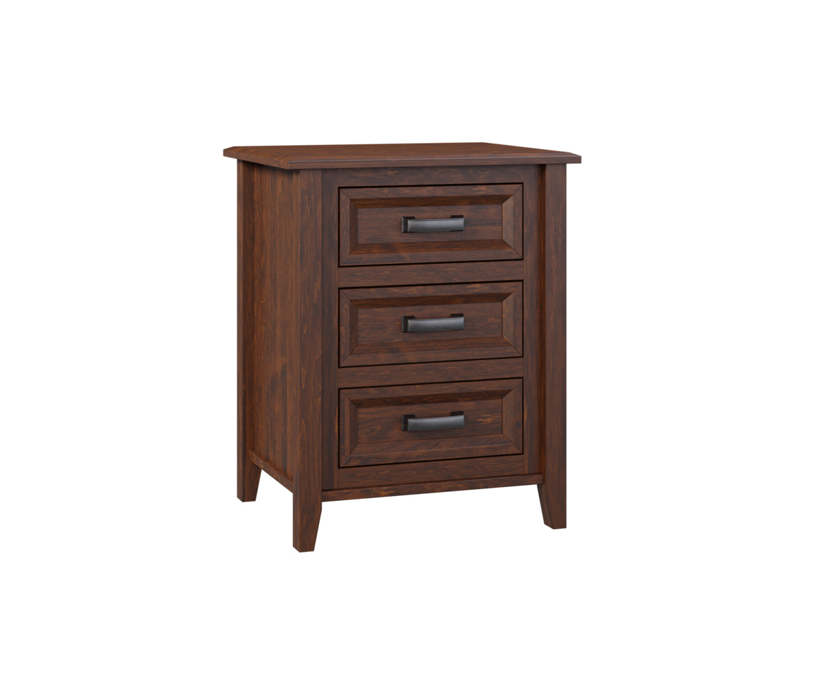 Ventura Three Drawer Nightstand