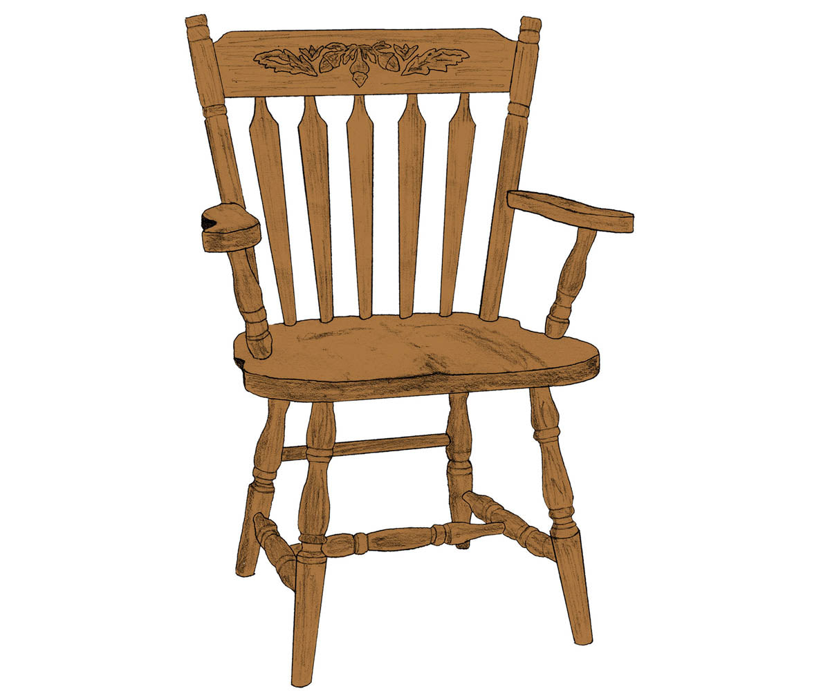 Colonial Arrow Chair