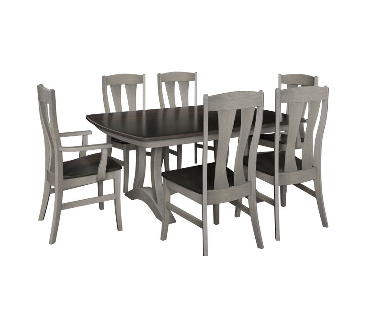 Richfield Double Pedestal Table