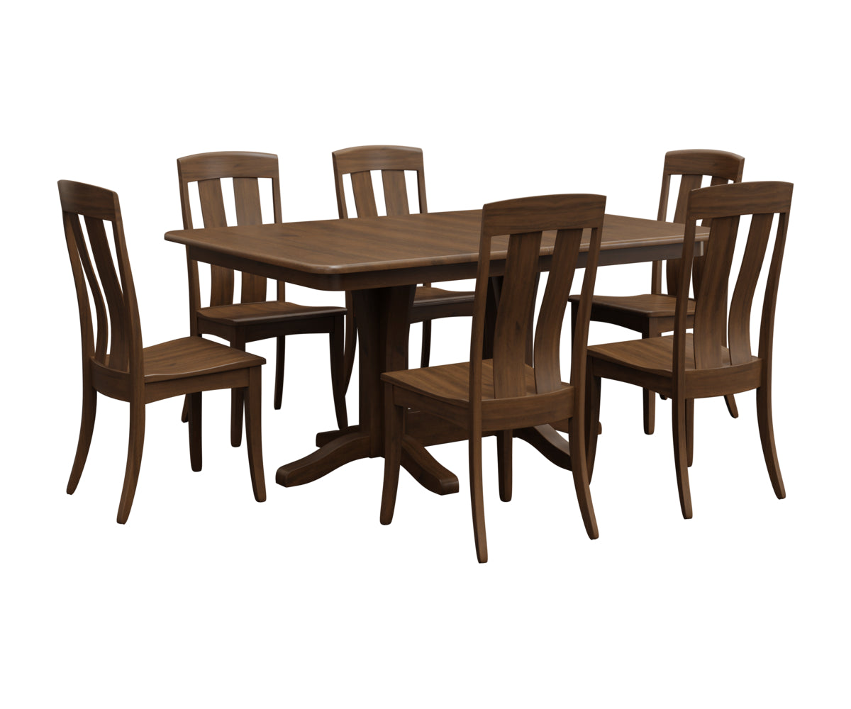 Millsdale Double Pedestal Table