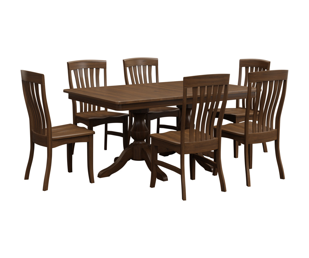 Denver Double Pedestal Table