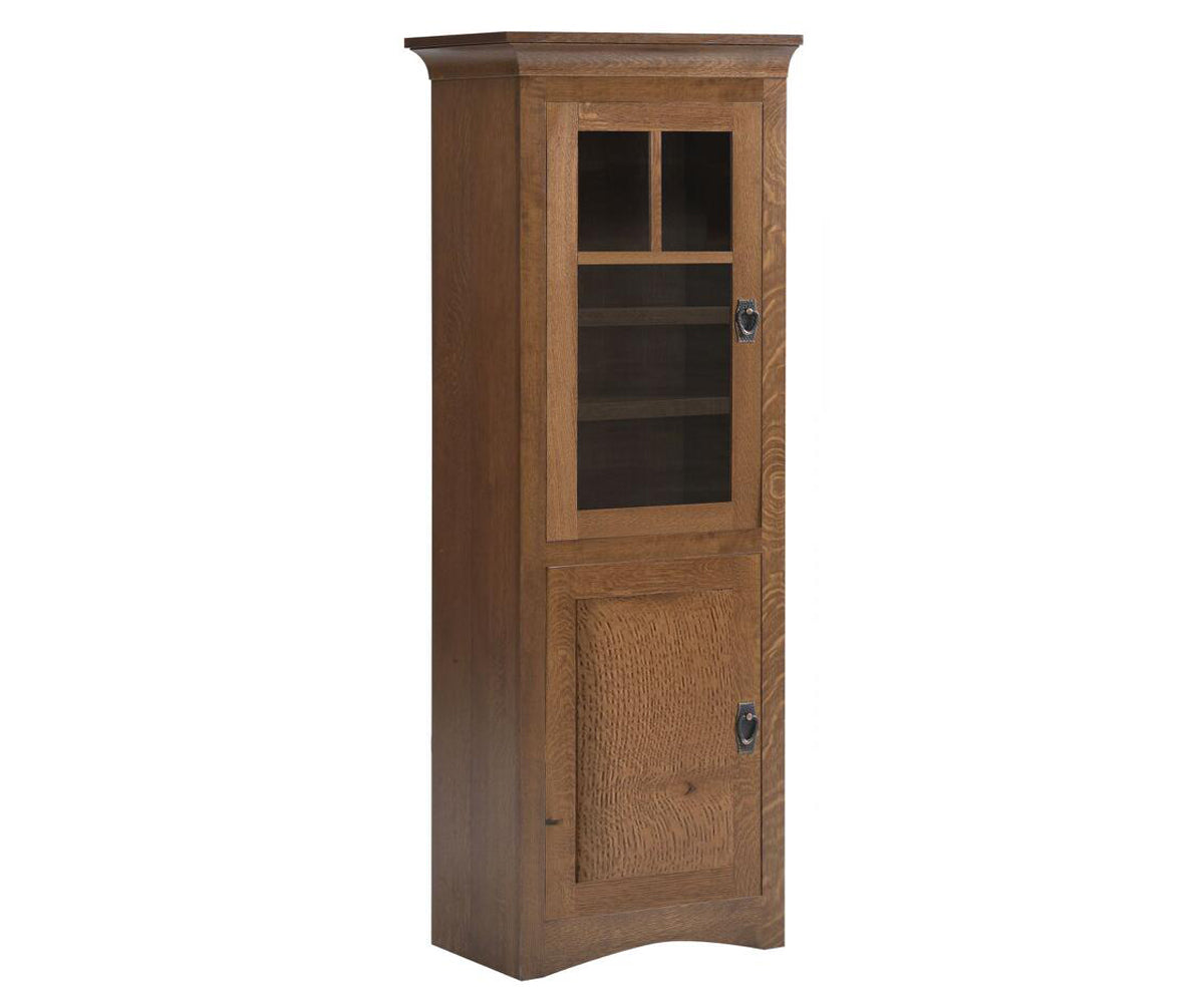 Liberty Mission Entertainment Center With Open Bookcases