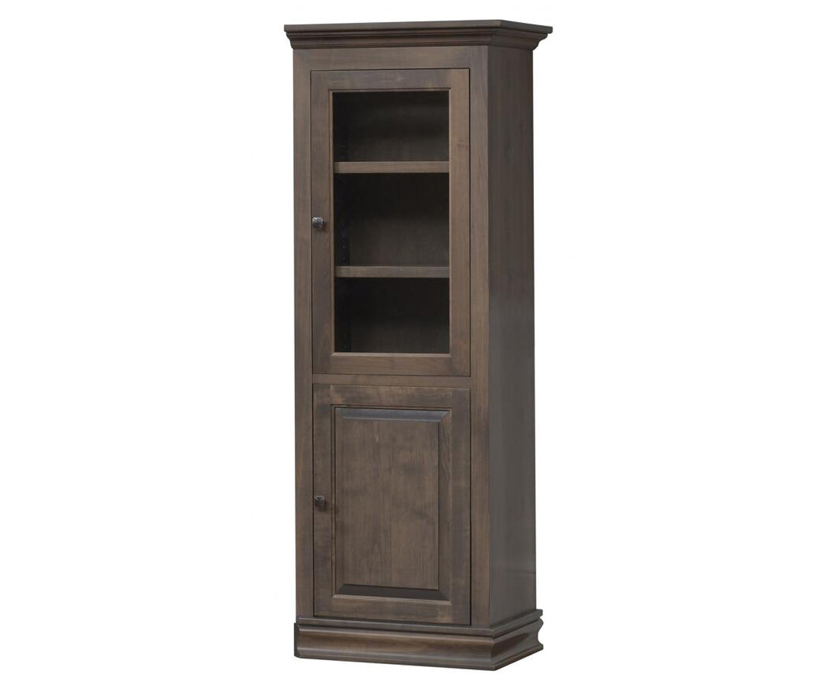 Burlington Entertainment Center With Open Bookcases