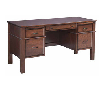 Arlington Credenza Desk – 60"W, One Drawer Stack