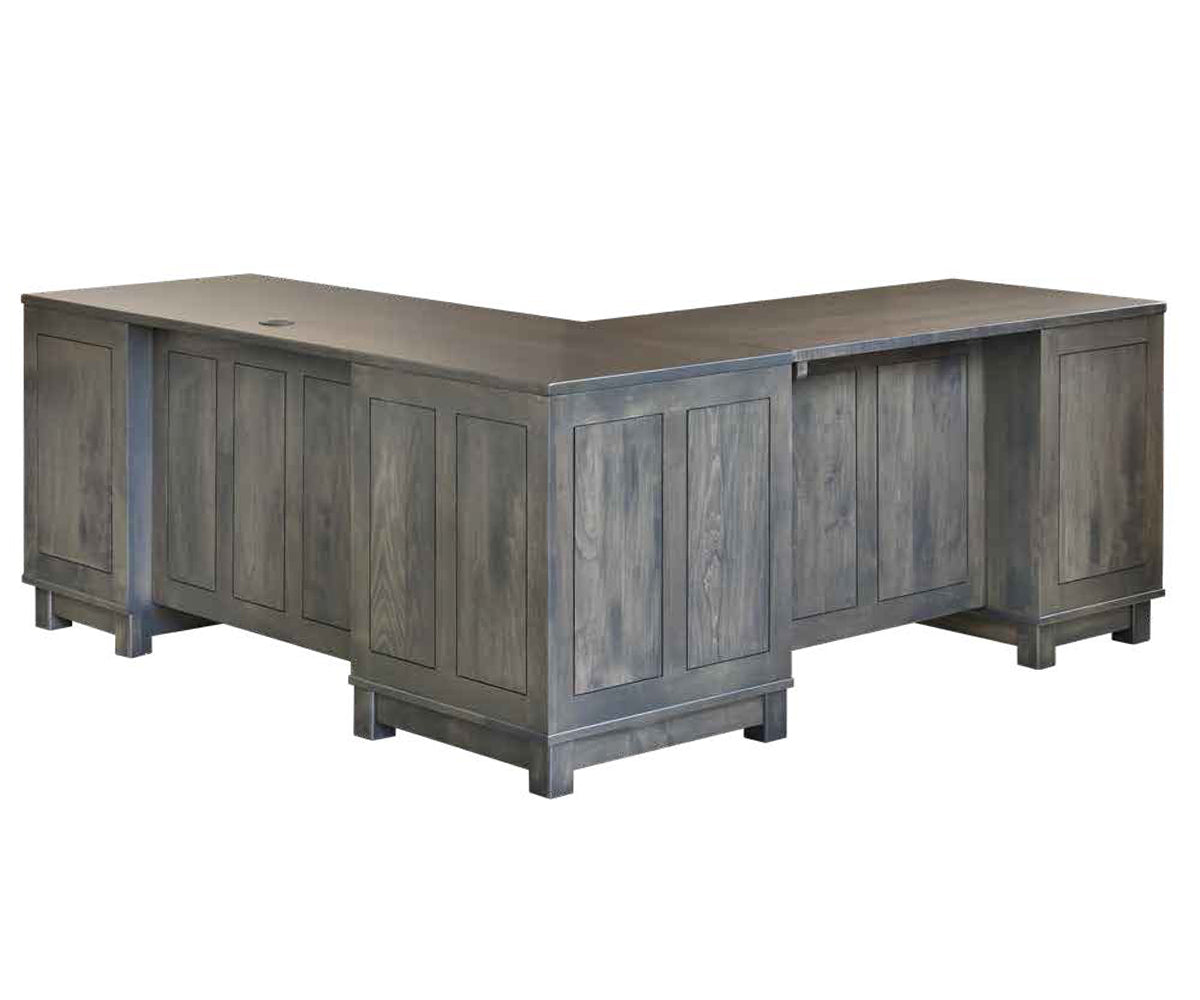 La Salle Urban L-Desk With Hutch