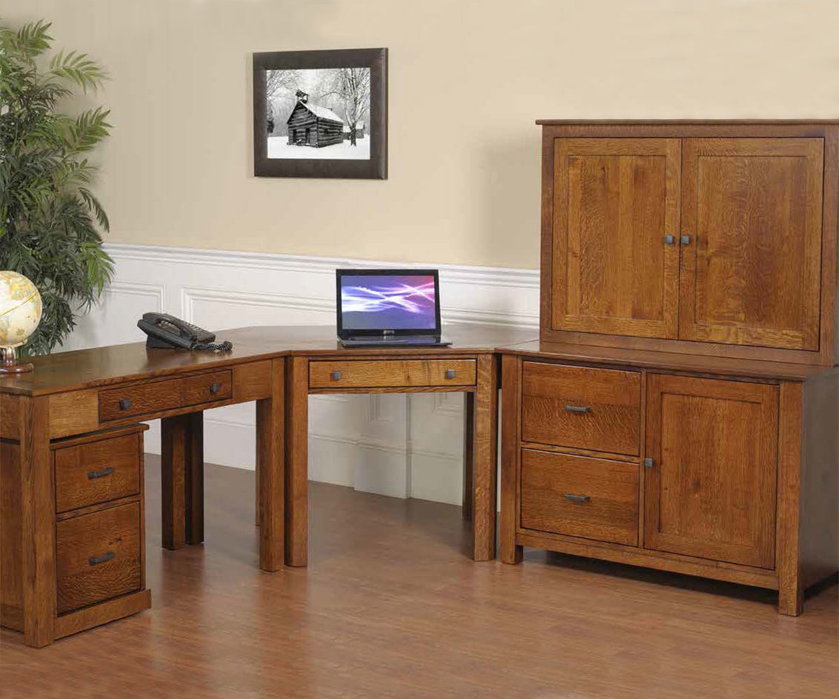 Clark Mission Modular Corner Desk