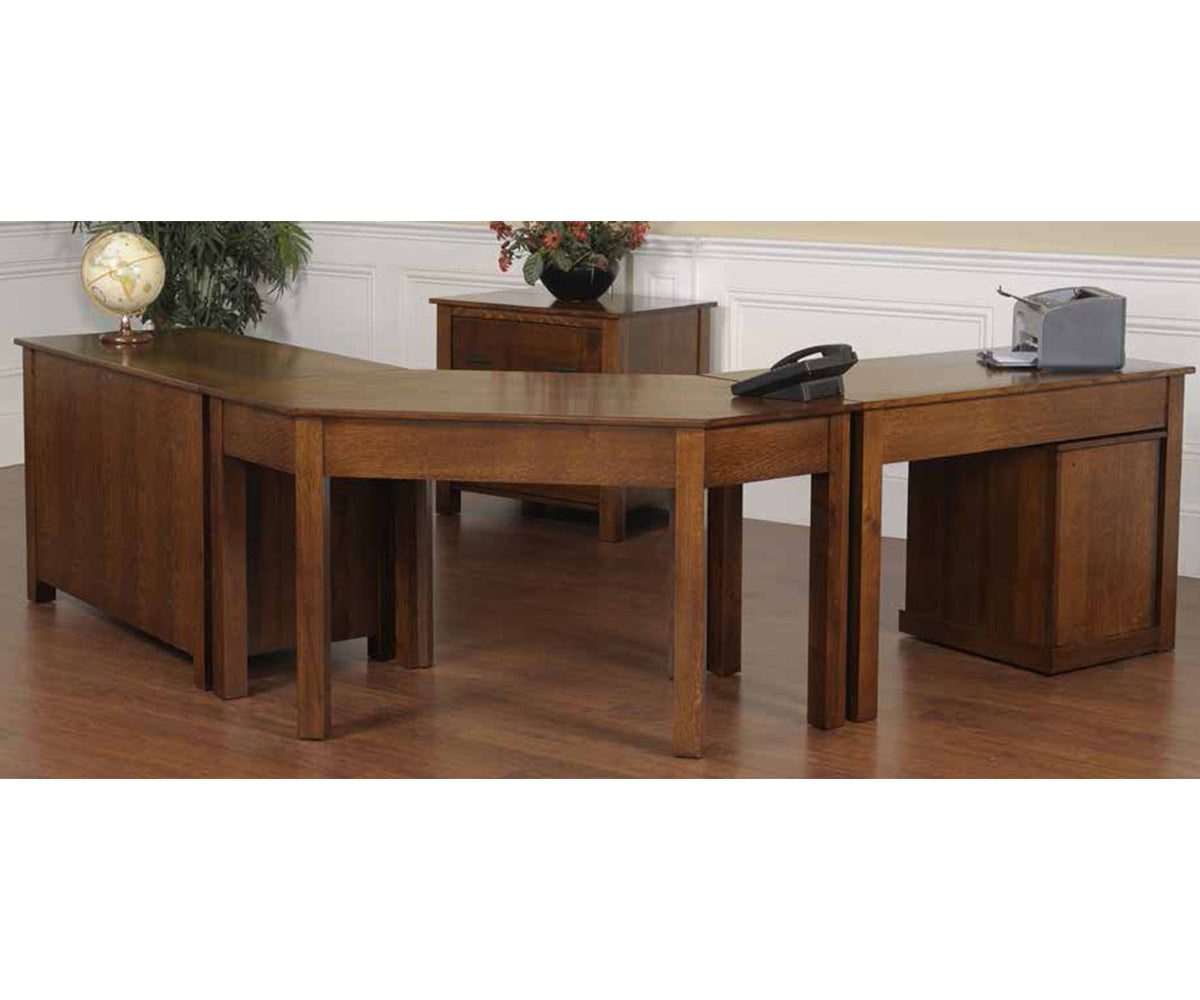 Clark Mission Modular Corner Desk